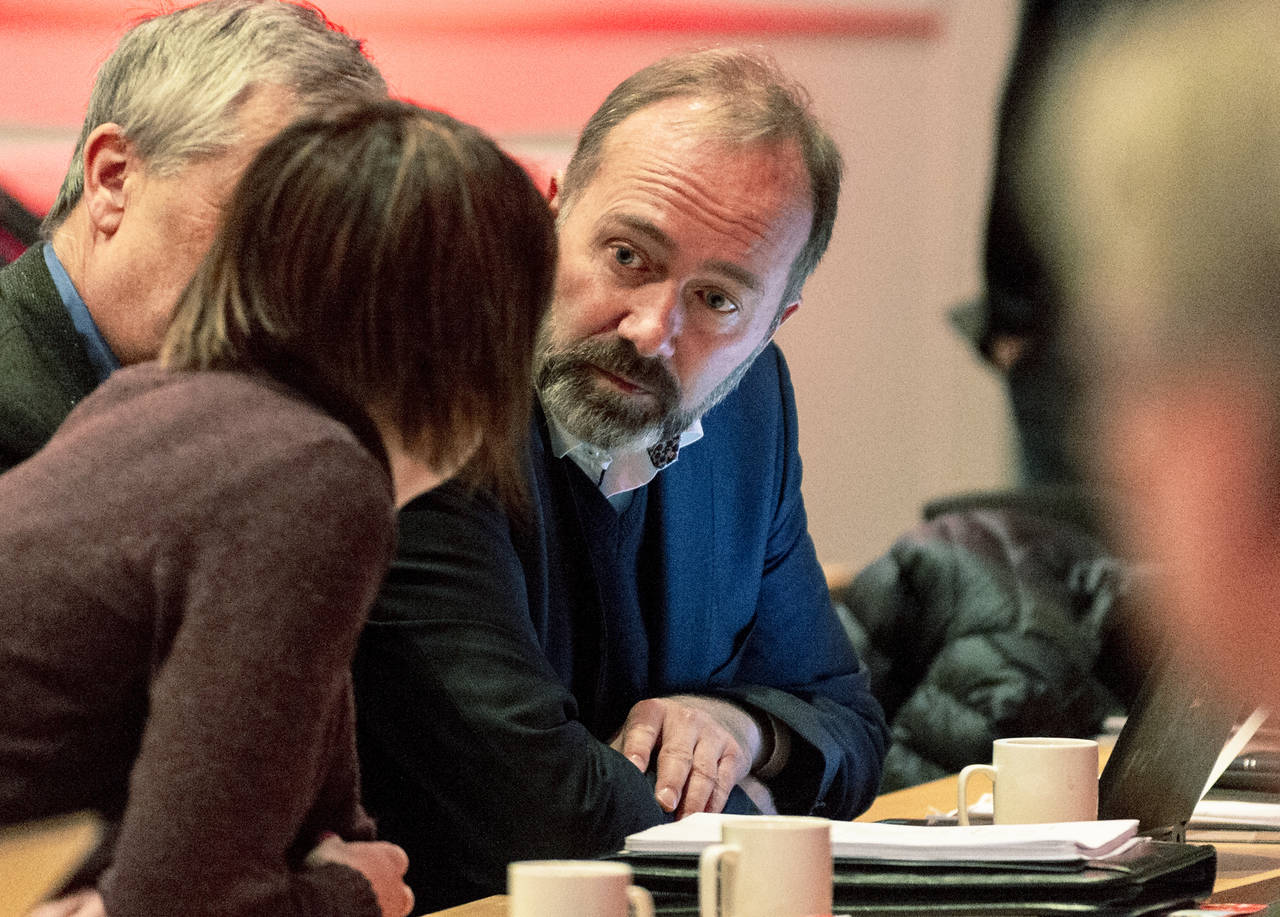 Trond Giske blir ikke medlem av styret og arbeidsutvalget i Trøndelag Ap. Det ble klart etter fylkesårsmøtet i Stjørdal lørdag. Foto: Ned Alley / NTB scanpix.