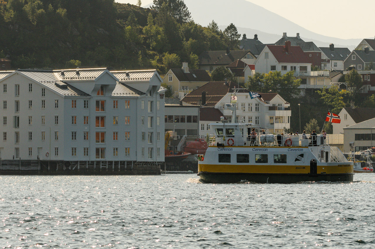 Angvik på havna i Kristiansund 8. september. Foto: Kurt Helge Røsand