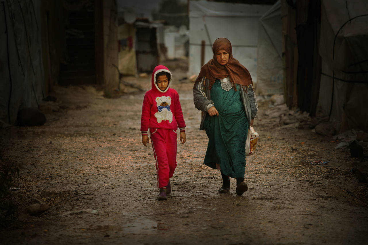 Syriske krigsflyktninger. Foto: Nils Inge Kruhaug / NTB scanpix