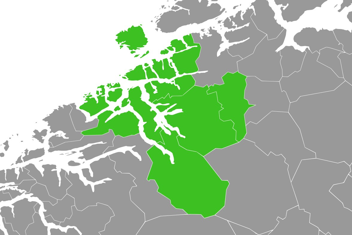 Et sjeldent enig Nordmøre (minus Eide) med sterk tilbakemelding til HMR sitt styremøte den 20. februar 2019. Illustrasjon: Wikipedia / KSU.NO