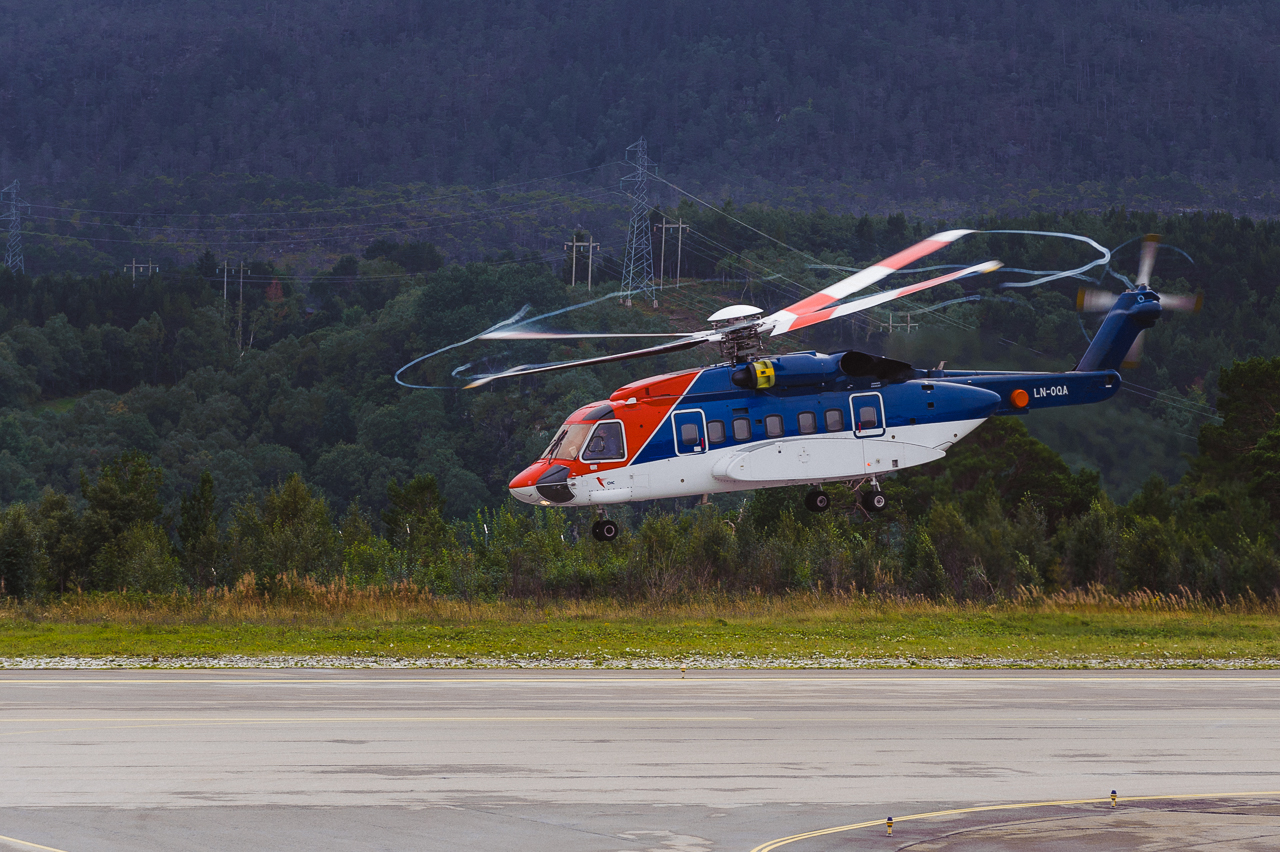 Tåke fører til stans i helikoptertrafikken i Nordsjøen. Arkivfoto: Kurt Helge Røsand / KSU.NO
