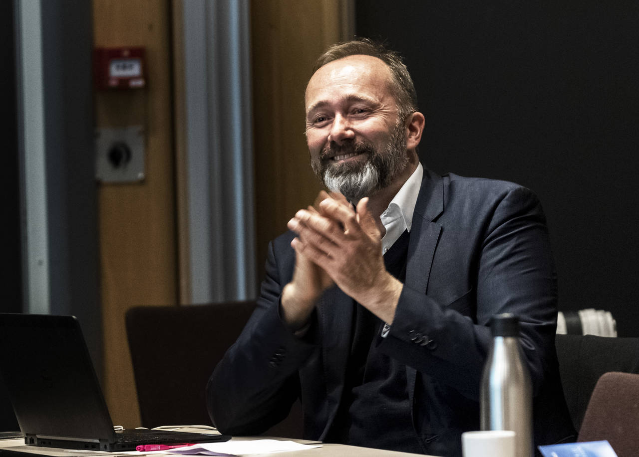 Flere topper i Trøndelag Ap sier de fortsatt har tillit til Trond Giske. Foto: Ned Alley / NTB scanpix