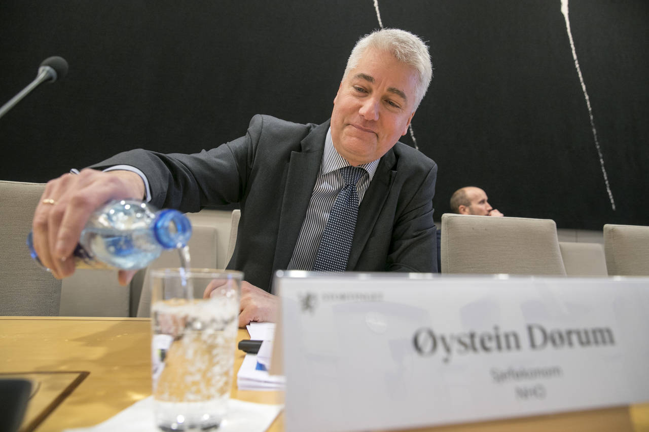 NHOs sjeføkonom Øystein Dørum tror regjeringen kutter i oljepengebruken fordi det går bedre i landet. Foto: Terje Pedersen / NTB scanpix