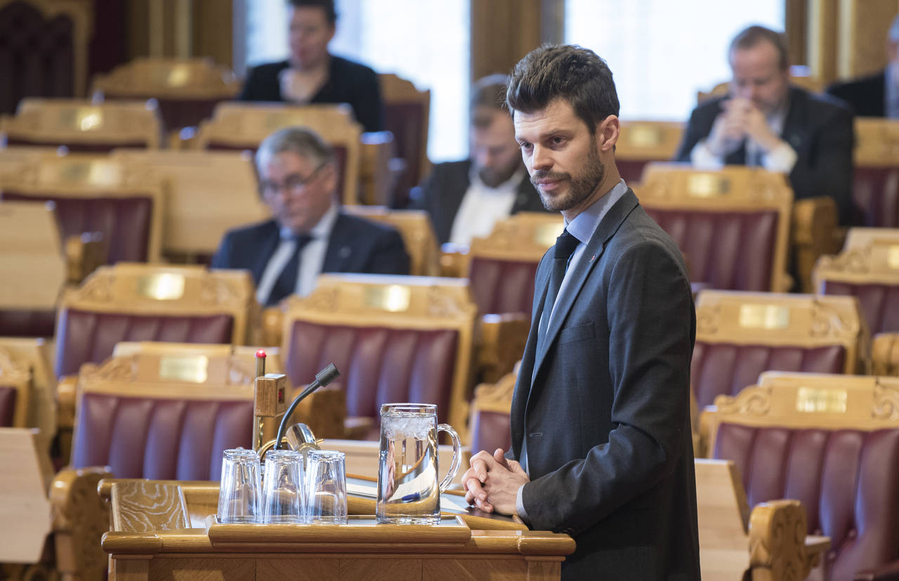 – Vi er kommet for å bli, sier leder i Rødt, Bjørnar Moxnes. Foto: Vidar Ruud / NTB scanpix