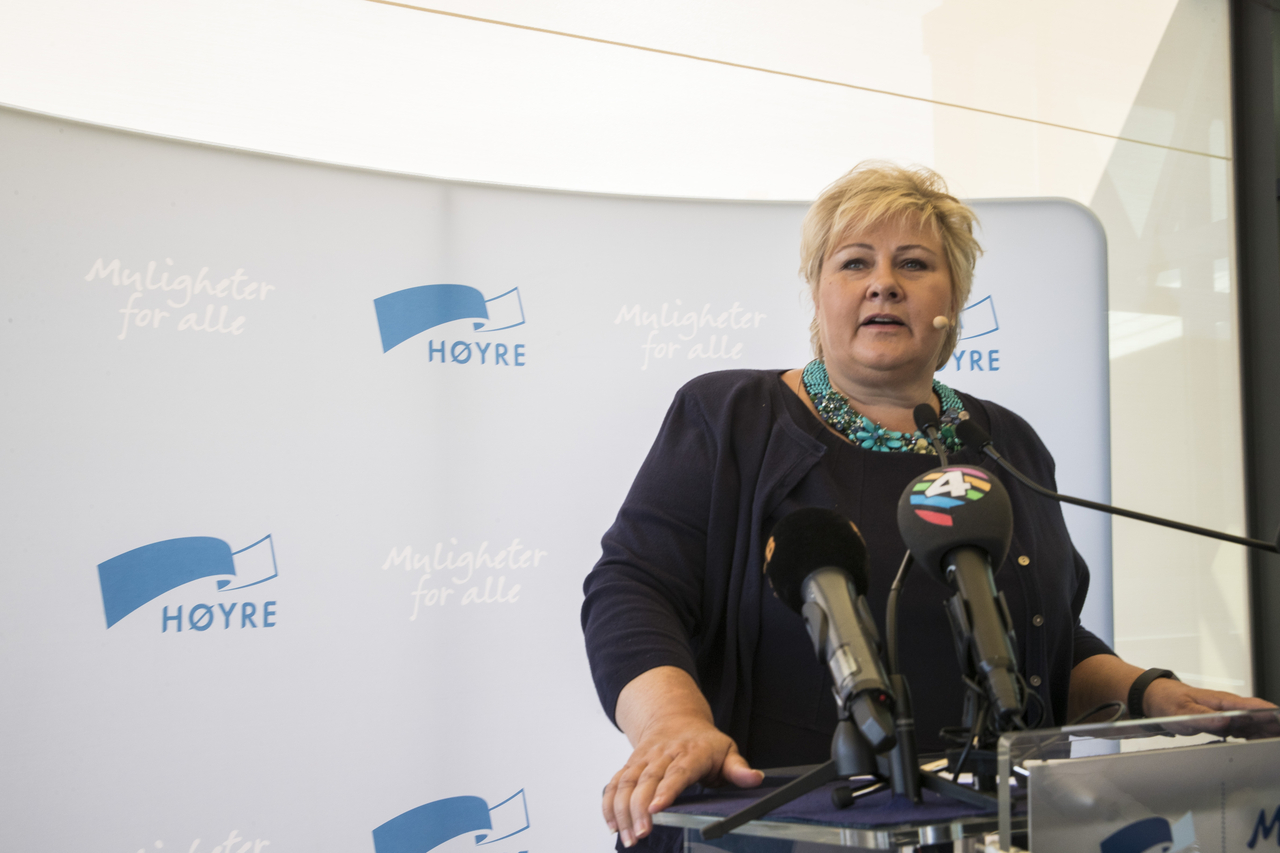 Erna Solberg. Foto: Vidar Ruud / NTB scanpix