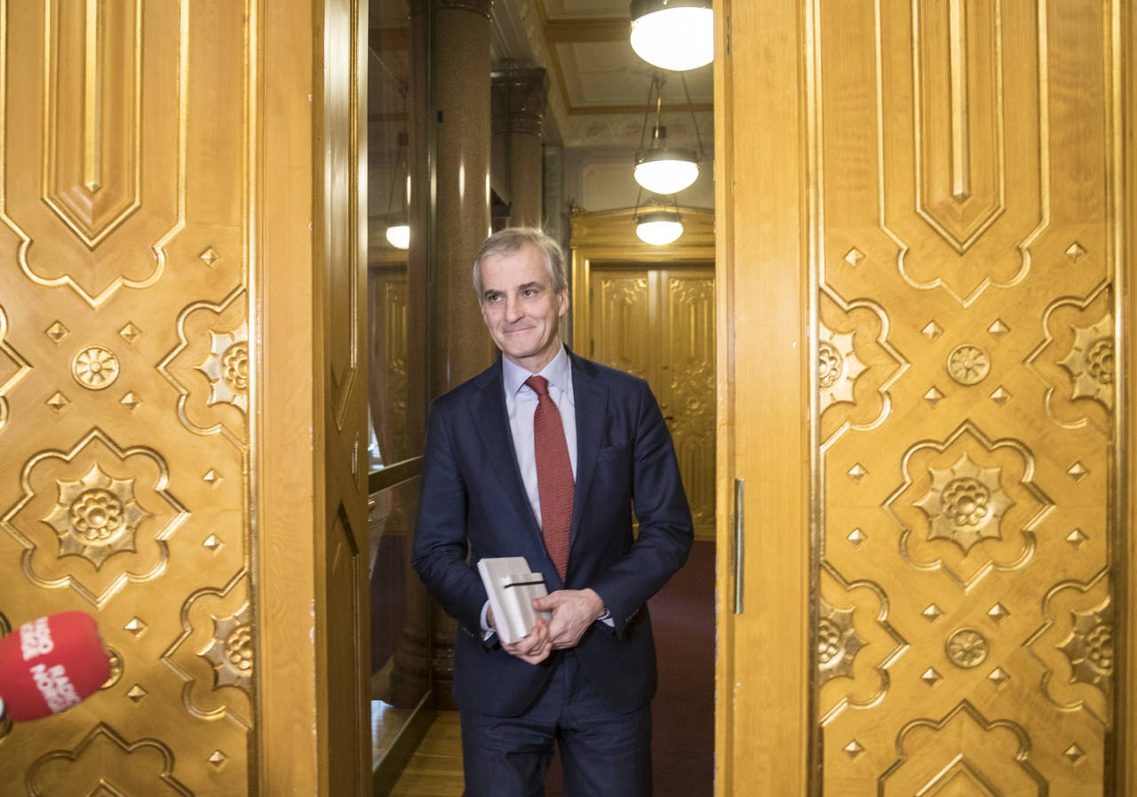 Ap-leder Jonas Gahr Støre kan smile over gode tall på målingen. Foto: Vidar Ruud / NTB scanpix.