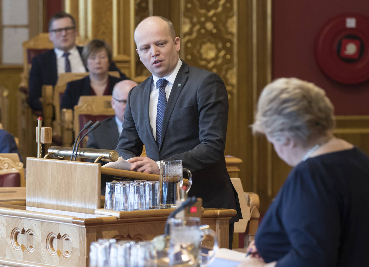 Sp-leder Trygve Slagsvold Vedum. Foto: Vidar Ruud / NTB scanpix