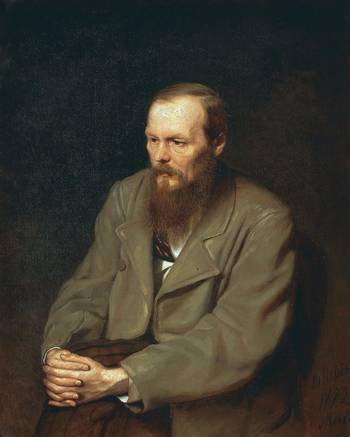 Fjodor Dostojevskij Portrett av Vasilij Perov, 1872. Vasily Perov [Public domain], via Wikimedia Commons