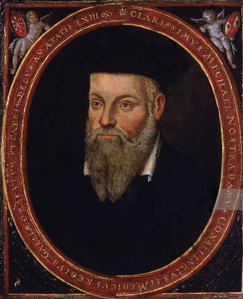 Nostradamus. Av: César de Notre-Dame [Public domain or Public domain], via Wikimedia Commons