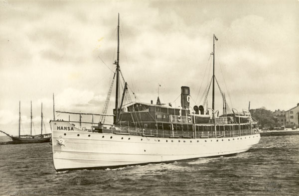 S/S Hansa. See page for author [Public domain], via Wikimedia Commons