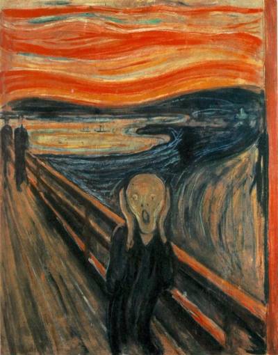 "Skrik" - et av Edvard Munchs mest kjente verk. Edvard Munch [Public domain or Public domain], via Wikimedia Commons
