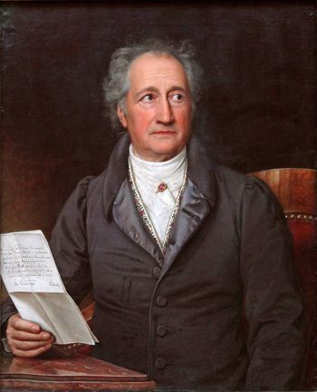  Goethe. Joseph Karl Stieler [Public domain], via Wikimedia Commons
