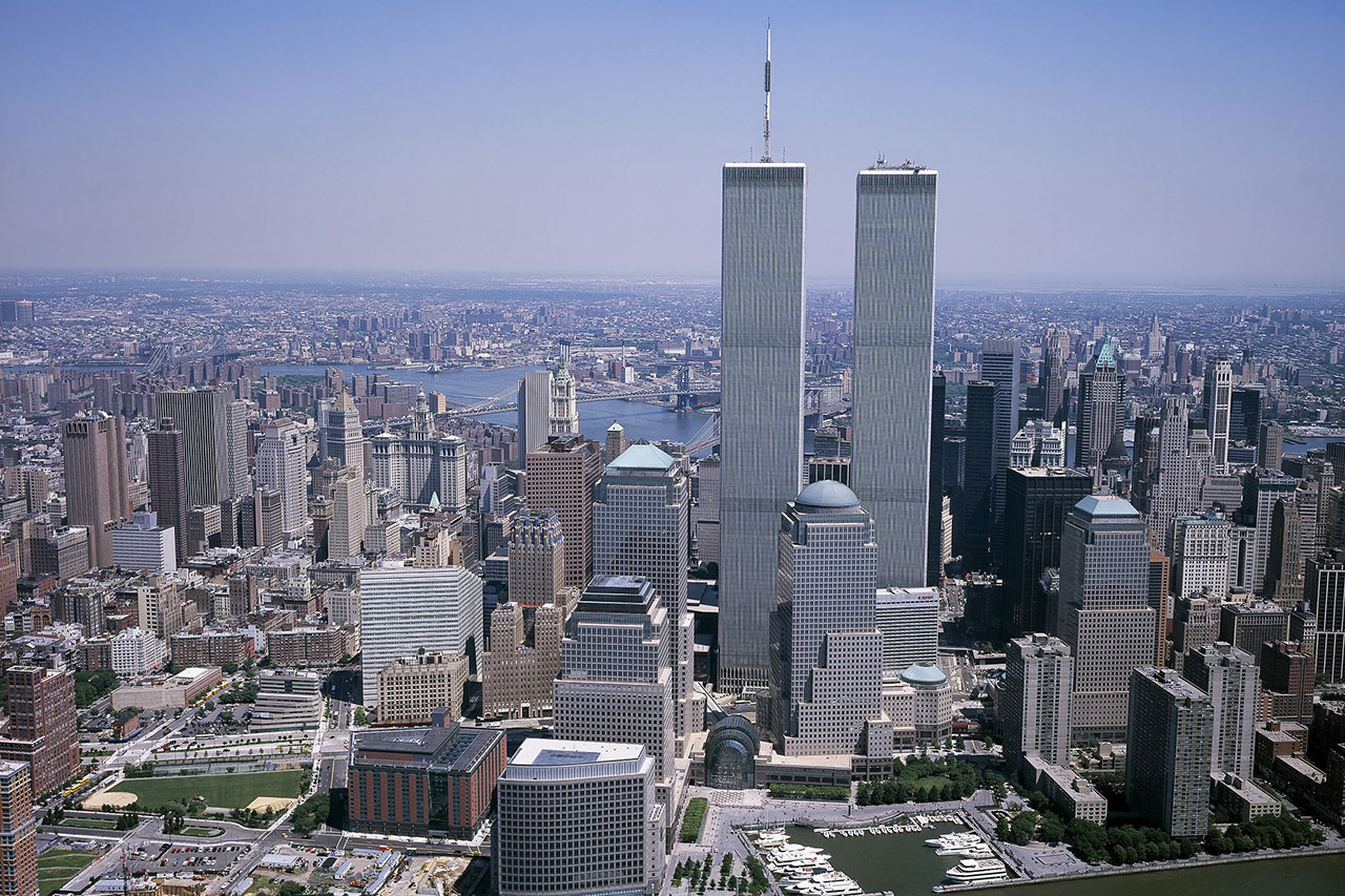 World Trade Center i New York slik det var før 11. september 2001. Foto: Carol M. Highsmith [Public domain], via Wikimedia Commons