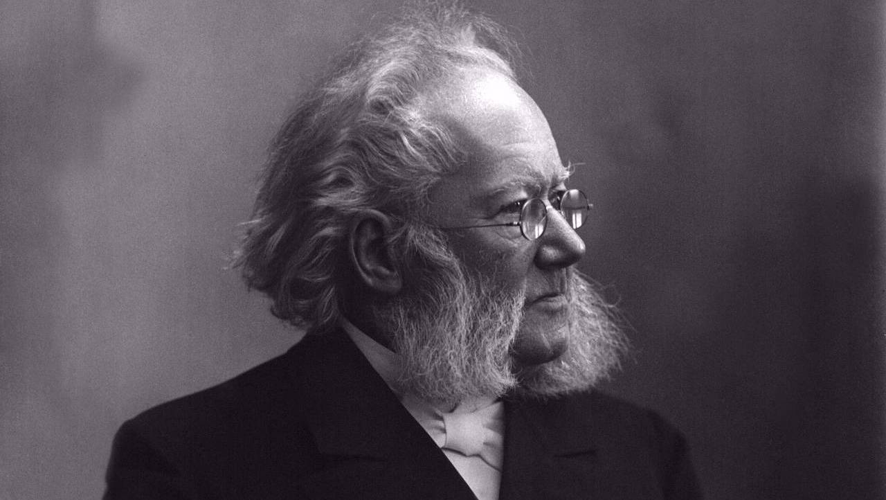 Henrik Ibsen av Gustav Borgen, fra samlingen til Norsk folkemuseum