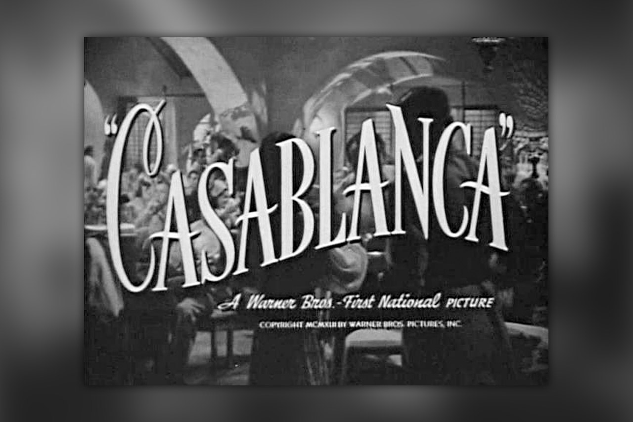 Skjermbilde av «Casablanca» trailer. Foto: Wikimedia Commons