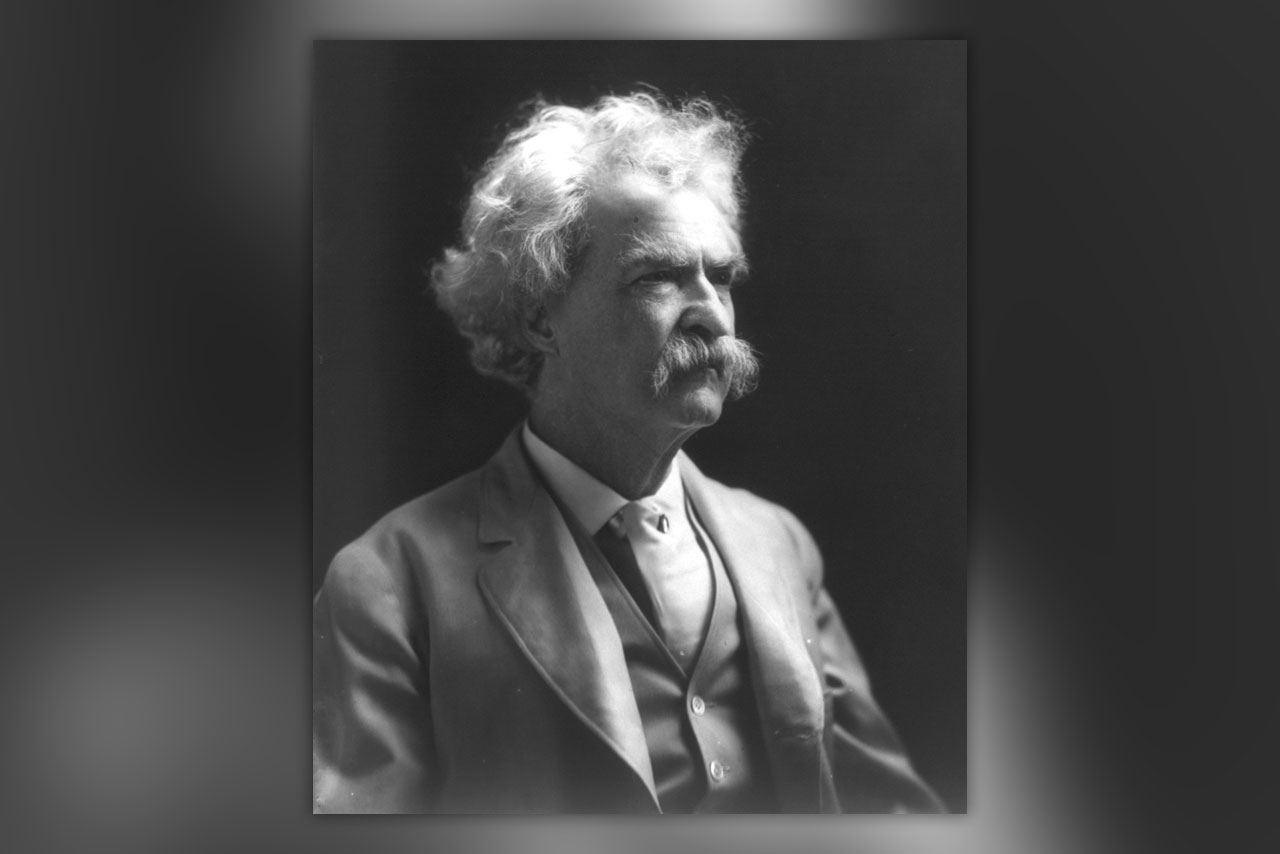 Portrett av Mark Twain. Foto: Wikimedia Commons