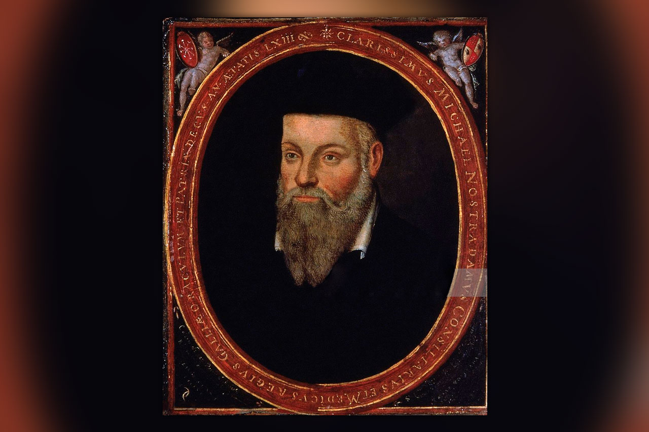 Nostradamus. Av: César de Notre-Dame [Public domain or Public domain], via Wikimedia Commons