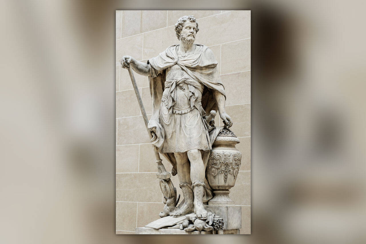 Statue av Hannibal i Louvre av Sébastien Slodtz. Foto: Wikimedia Commons