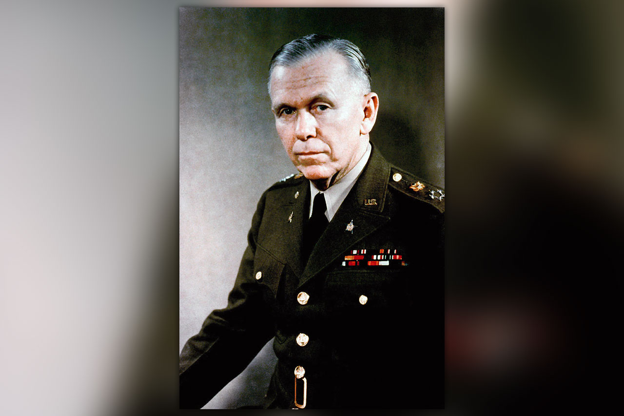 Portrett av George Marshall. Foto: Wikimedia Commons