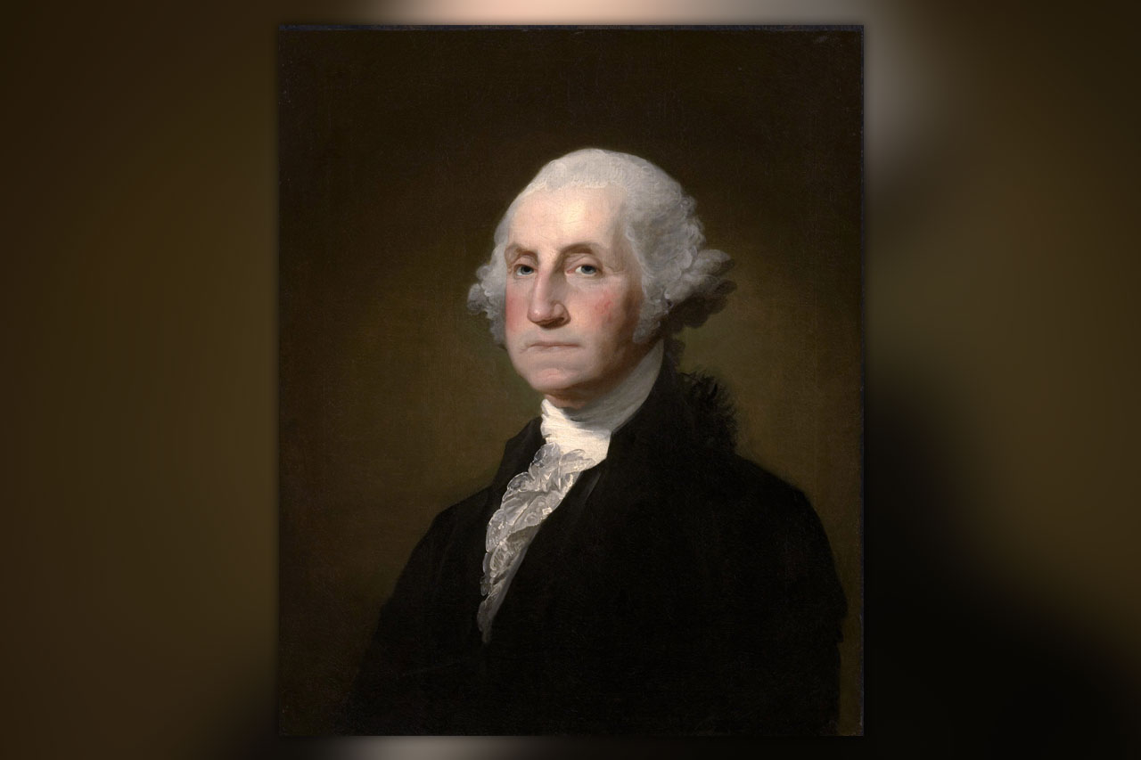 Maleri av George Washington, USAs første president. Foto: Wikimedia Commons