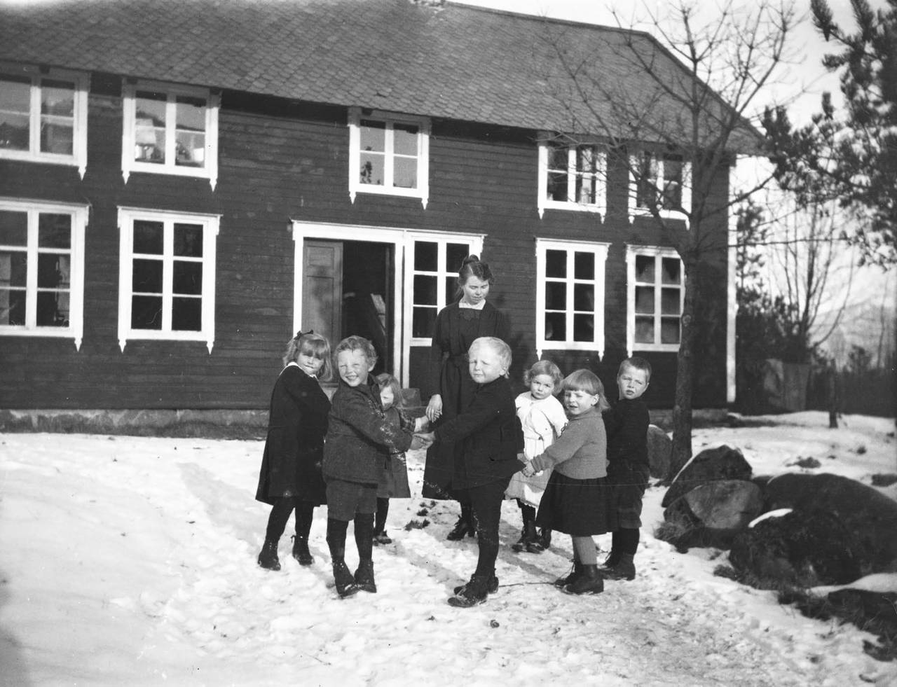 «Barnehaven, Svanviken arbeidskoloni» 1923 Foto: Ukjent/Riksarkivet