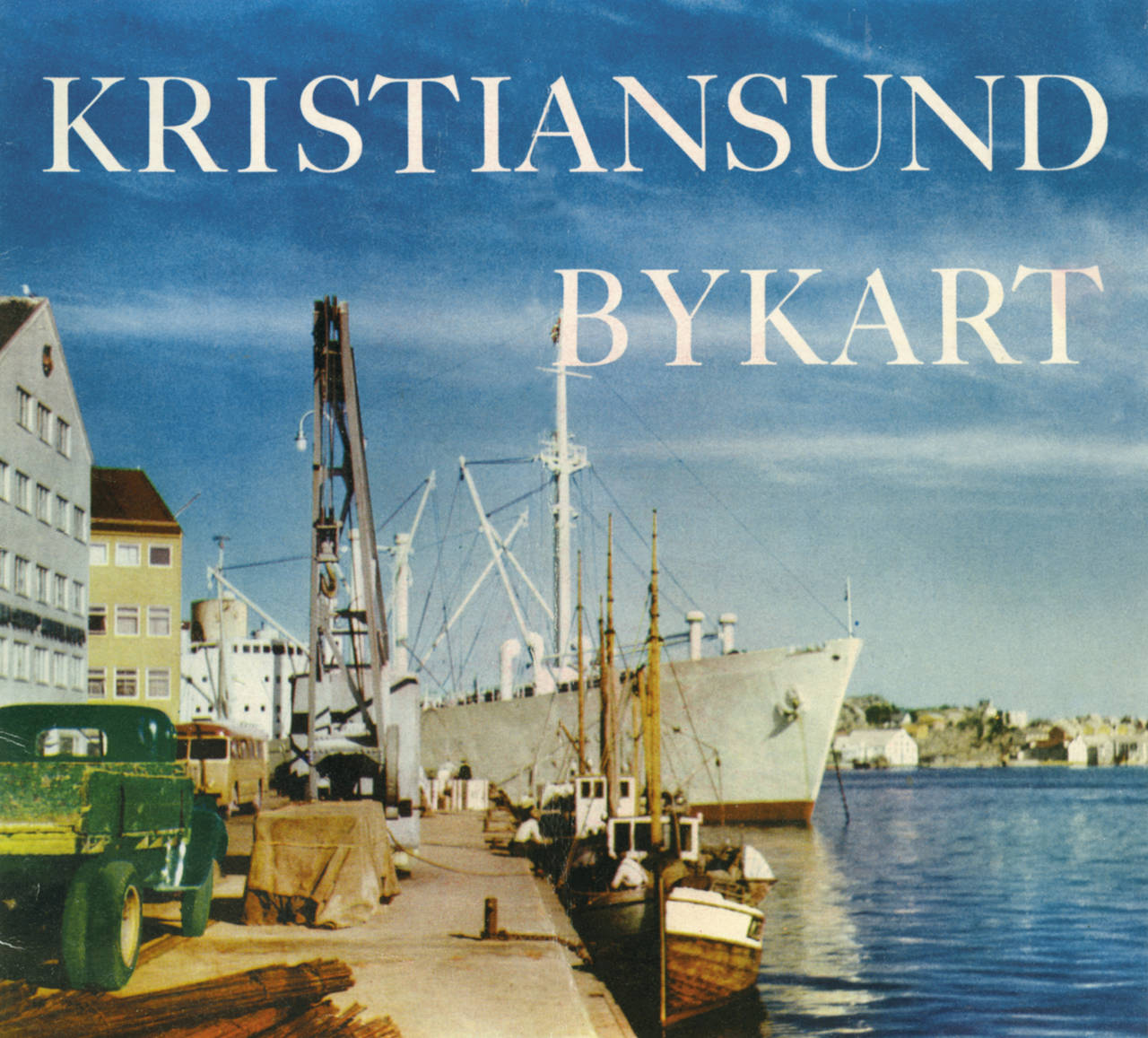 Bykart for Kristiansund anno 1956