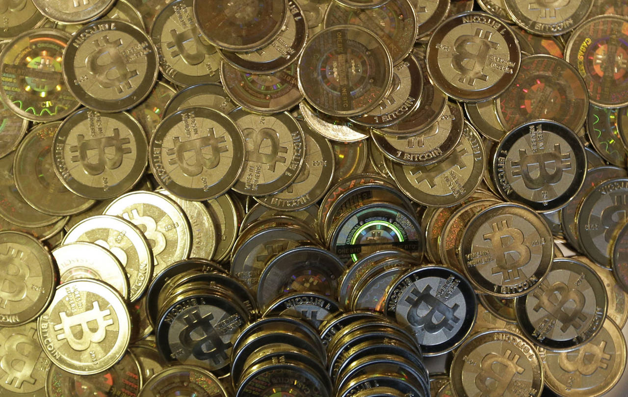 Bitcoin til nye høyder. Foto: AP Photo/Rick Bowmer