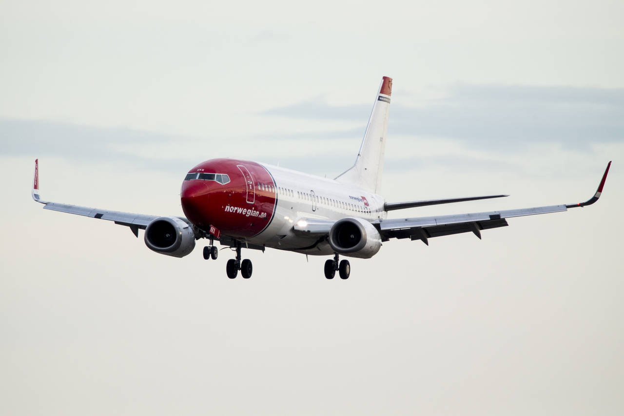 Norwegian hadde en passasjervekst på 14 prosent i oktober i år. Foto: Erlend Aas / NTB scanpix