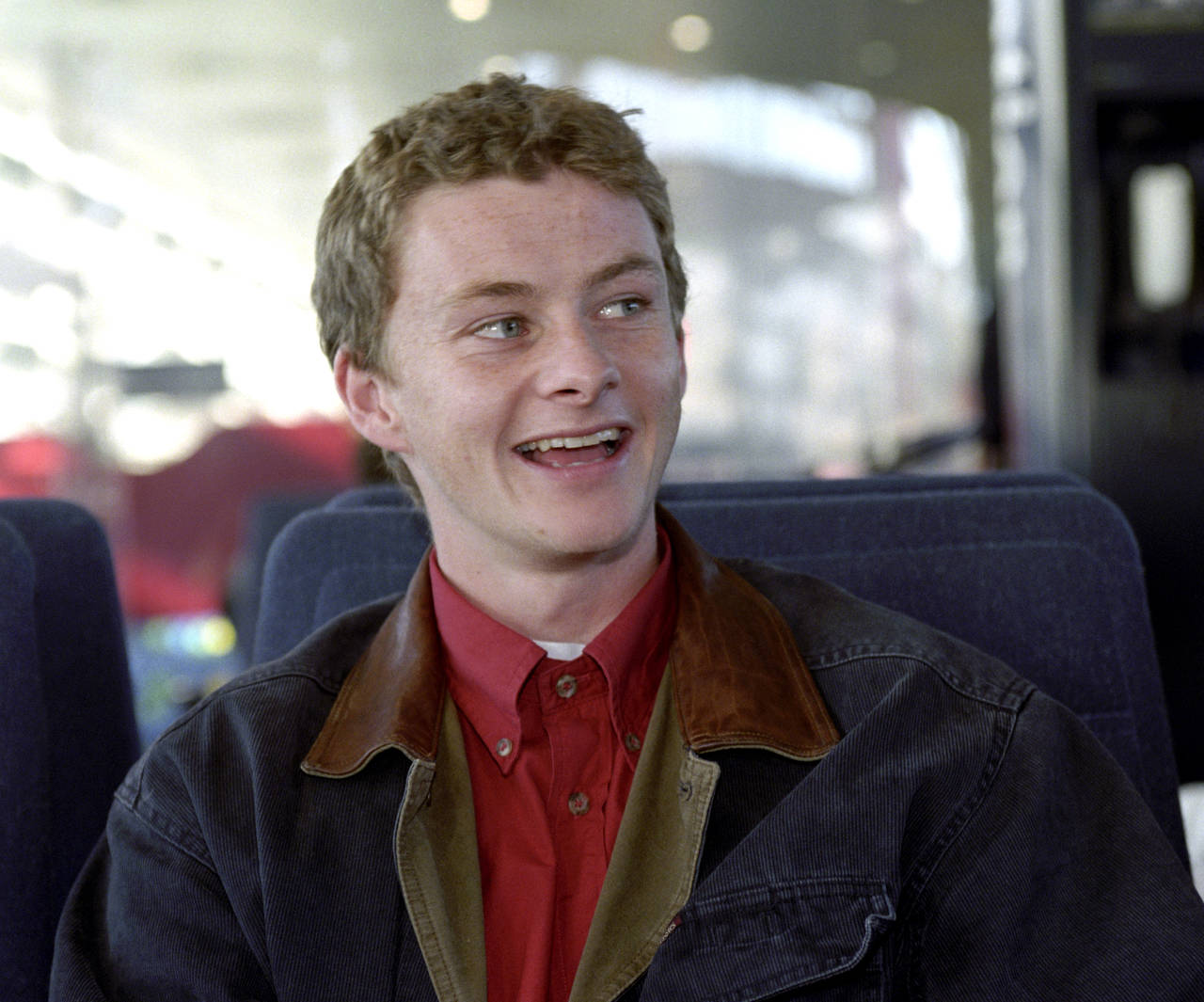 Ole Gunnar Solskjær på Kastrup flyplass på vei «hjem» til England. Foto: Aleksander Nordahl / NTB scanpix