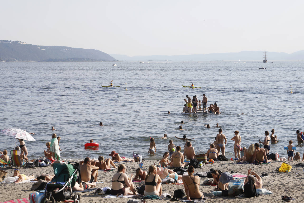 Etter en rekordvarm mai, faller temperaturene omsider i Sør-Norge. Foto: Erik Johansen / NTB scanpix