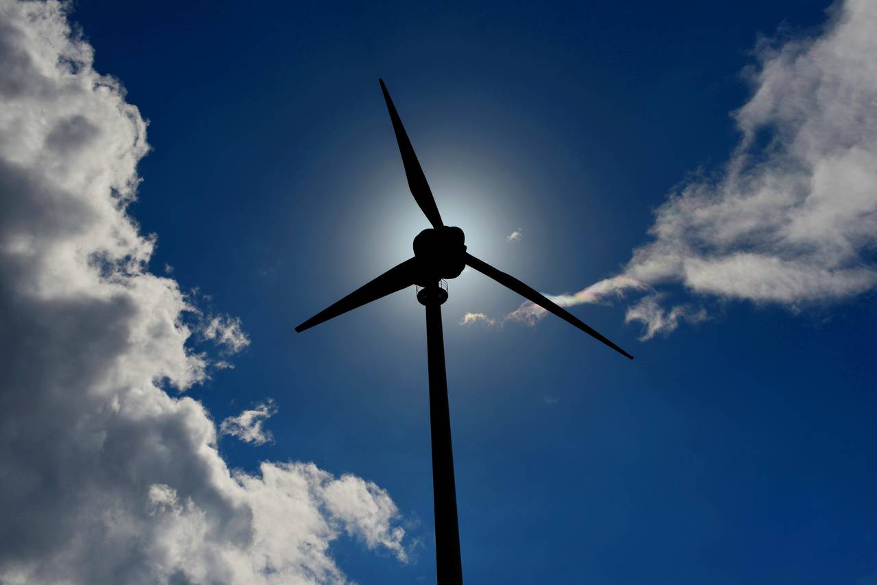 Økt bruk av vindkraft har bidratt til en nedgang i CO2-utslippene i Tyskland. Foto: Frank May / NTB scanpix