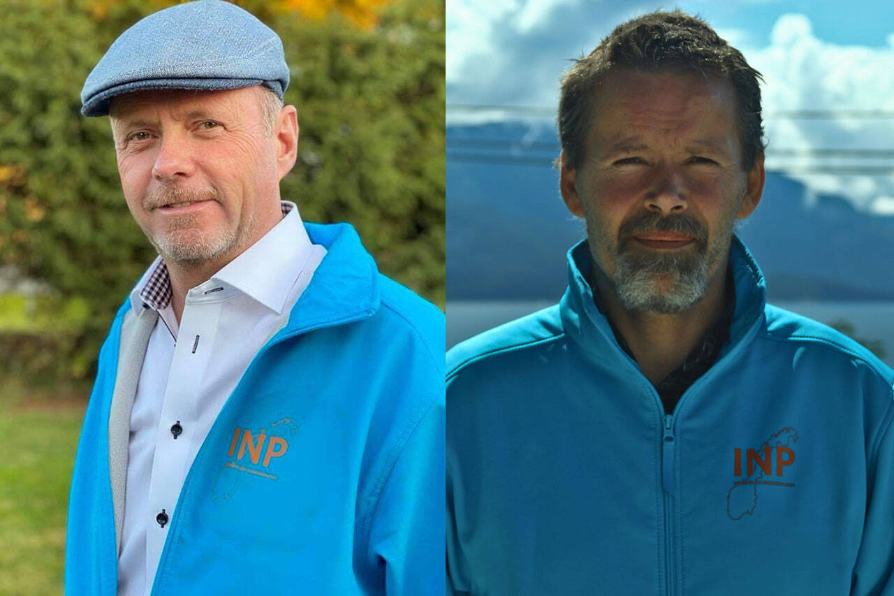 Owe Ingemann Waltherzøe (leder INP) og  Bjarte Helland (nestleder INP). Foto: INP