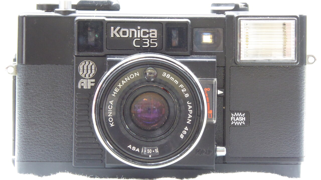 Konica C35 AF. Foto: Bengt Gustav Eriksson