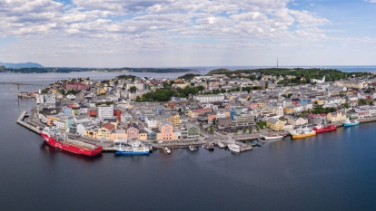 Menon Economics mener at Møre og Romsdal sitt sterkeste argument for statlig lokalisering er tilknyttet situasjonen for Kristiansund. Foto: Steinar Melby / KSU.NO