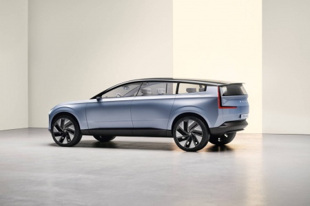 FRAMTIDEN: Volvo Consept Recharge skal vise hvordan framtidens designretning blir for Volvo. Foto: Produsenten