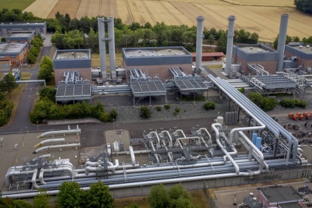 Reckrod i Eiterfeld er blant flere anlegg i Tyskland der det lagres gass. Arkivfoto: Michael Probst / AP / NTB