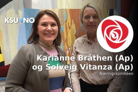 Karianne Bråthen (Ap) og Solveig Vitanza (Ap), Næringskomitéen Foto: Arbeiderpartiet