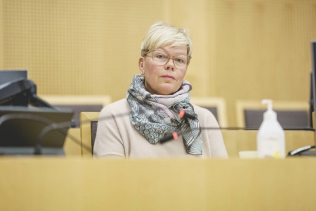 Tidligere stortingsrepresentant Hege Haukeland Liadal (Ap) har fått dommen etter bedrageritiltalen. Foto: Stian Lysberg Solum / NTB