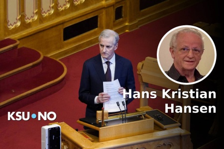 Statsminister Jonas Gahr Støre (Ap) under Stortingets spørretime. Foto: Ole Berg-Rusten / NTB
