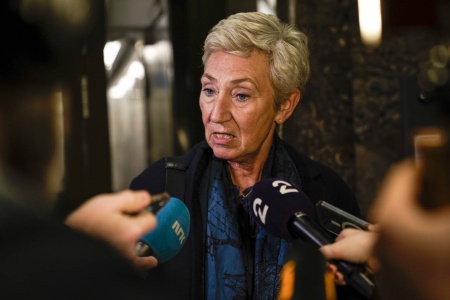 LO-leder Peggy Hessen Følsvik er stort sett fornøyd med statsbudsjettet.Foto: Stian Lysberg Solum / NTB