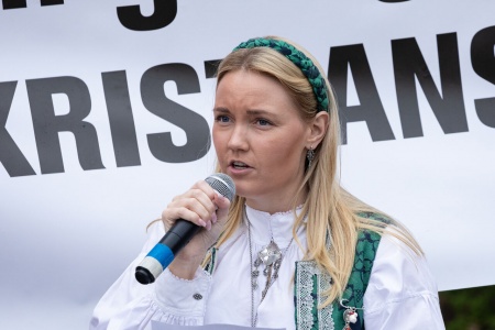 Marie Grødahl Brekkan går av som daglig leder i Bunadsgeriljaen. Foto: Steinar Melby, KSU.NO