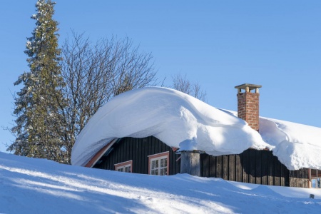 I år vil mange nordmenn tilbringe påsken på hytta. Foto: Gorm Kallestad / NTB