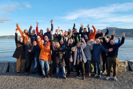 Mange av MDGs representanter i Møre og Romsdal. Foto: MDG