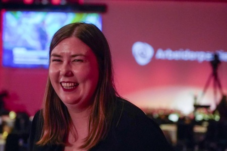 AUF-leder Astrid Hoem tar ikke gjenvalg. Foto: Terje Pedersen / NTB