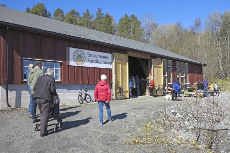 Straumsnes Fjordkultursenter åpnet for å vise fram museet våren 2024. Foto: Terje Holm