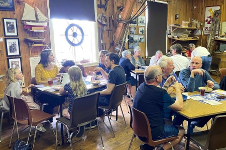 Buakkokkå sin bacalao – med råstoff frå Tustna – fall i smak hos bygdefolk og tilreisande. Foto: Randi Bøe