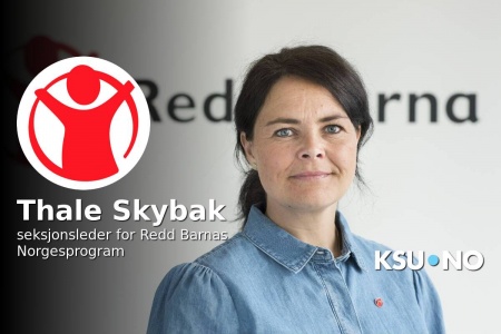 Thale Skybak, seksjonsleder for Redd Barnas Norgesprogram. Foto: Nora Lie / Redd Barna