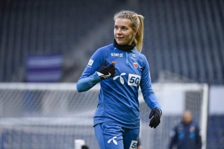 Ada Hegerberg og Lyon er sluttspillmestere i fransk fotball. Foto: Carina Johansen / NTB