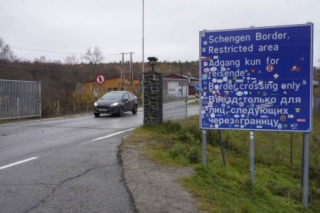 Grensestasjonen ved Storskog. Foto: Terje Bendiksby / NTB