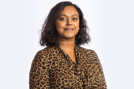 Kamzy Gunaratnam vant kampen om 2.-plassen. Foto: Stortinget